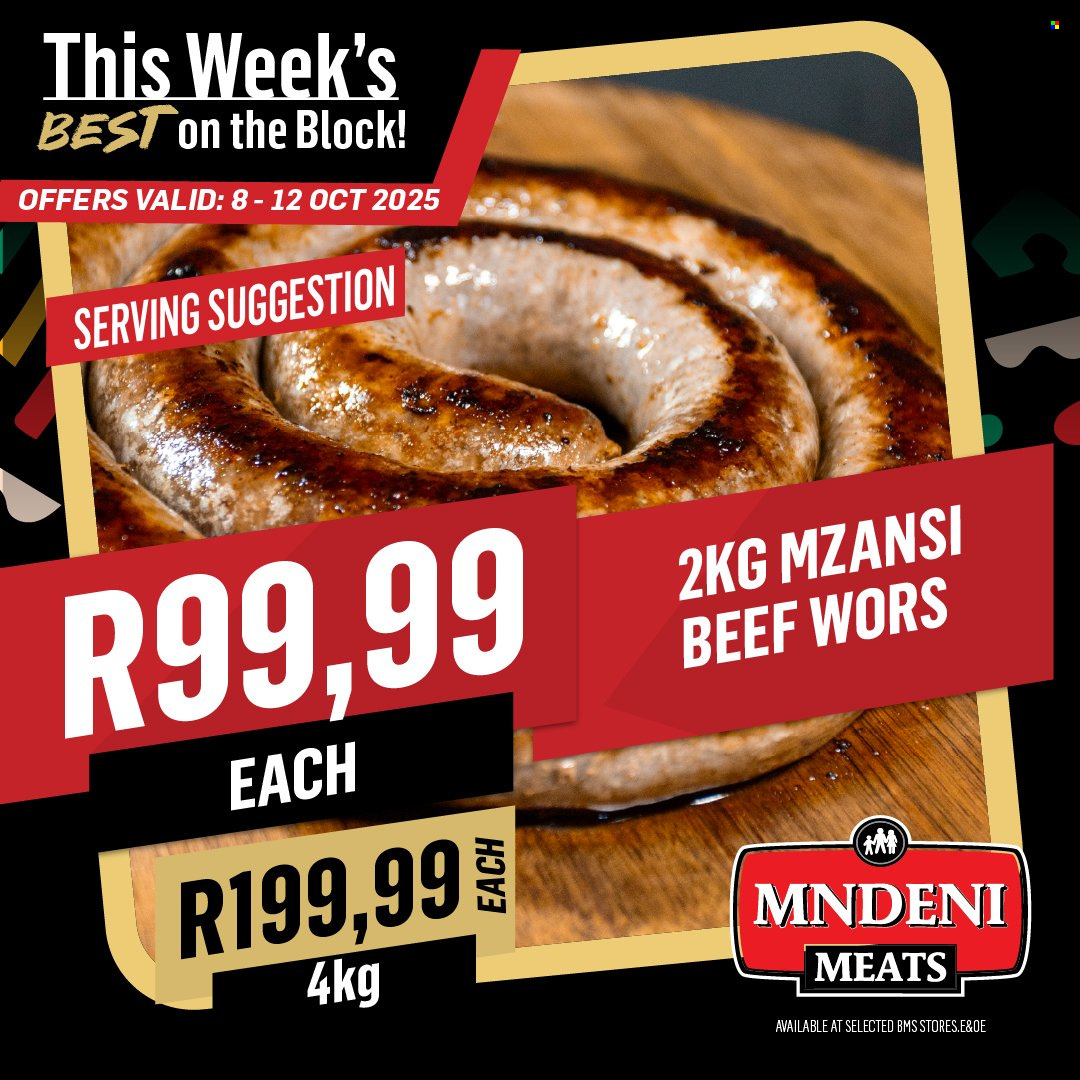 Mndeni Meats specials - 08/10/2025 - 12/10/2025. Page 6
