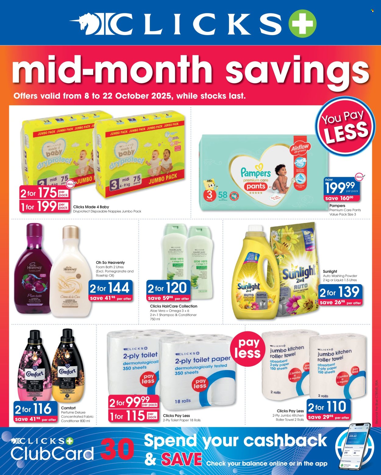 Clicks specials - 08/10/2025 - 22/10/2025. Page 1