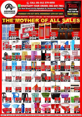 Advance Cash & Carry catalogue  - 09/10/2025 - 15/10/2025.