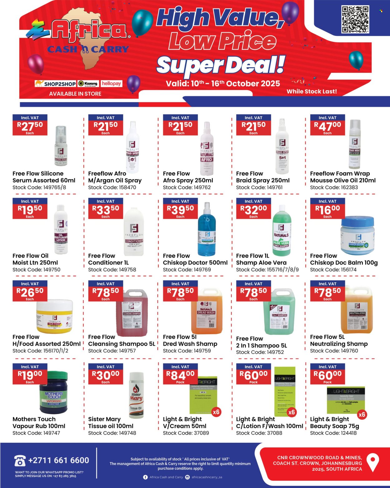 Africa Cash & Carry specials - 10/10/2025 - 16/10/2025. Page 1