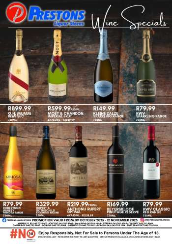 Prestons Liquor Stores catalogue  - 09/10/2025 - 12/11/2025.