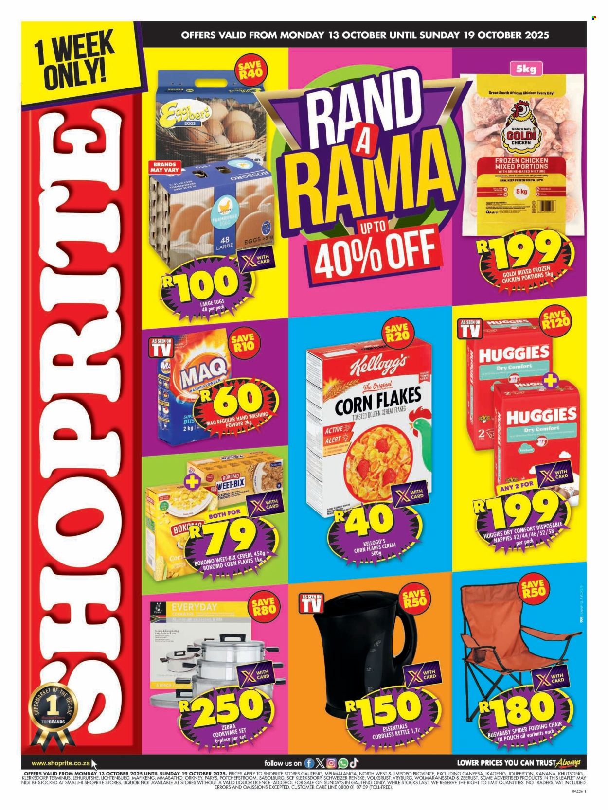 Shoprite specials - 13/10/2025 - 19/10/2025. Page 1