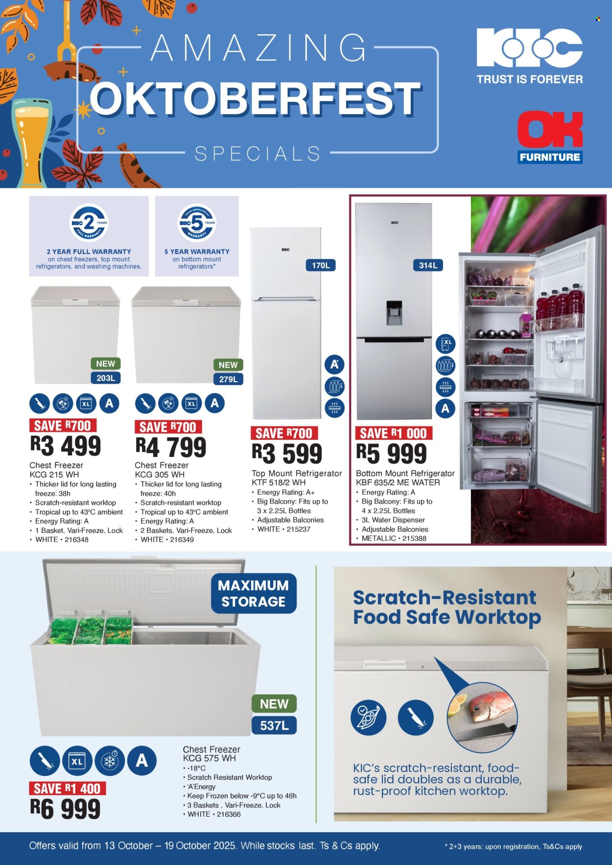 OK Furniture specials - 13/10/2025 - 19/10/2025. Page 1