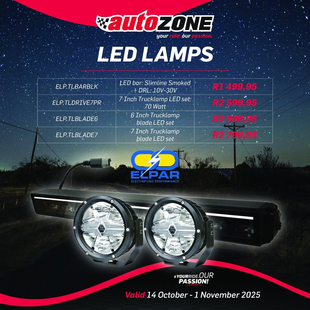 AutoZone specials - 14/10/2025 - 01/11/2025. Page 1