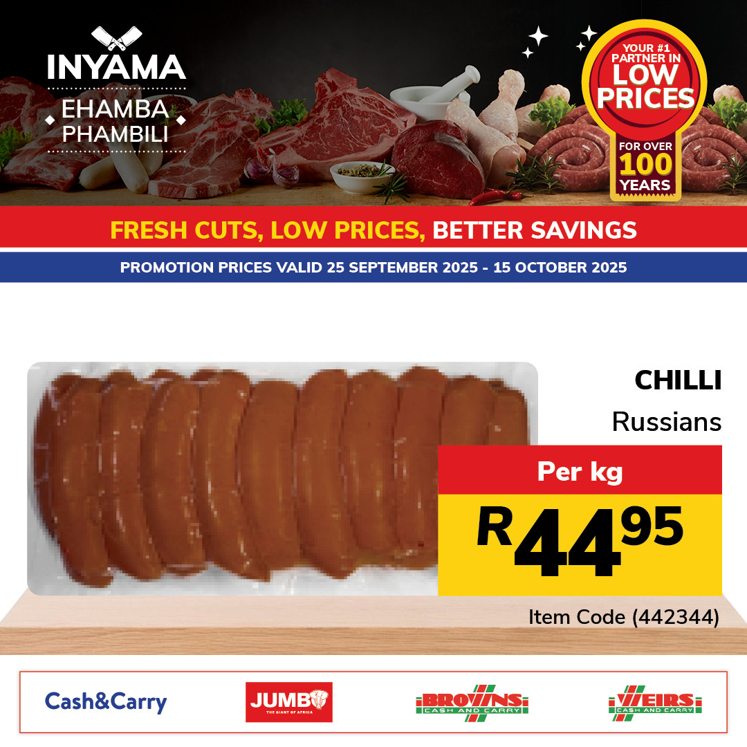 Jumbo Cash & Carry specials - 25/09/2025 - 15/10/2025. Page 1