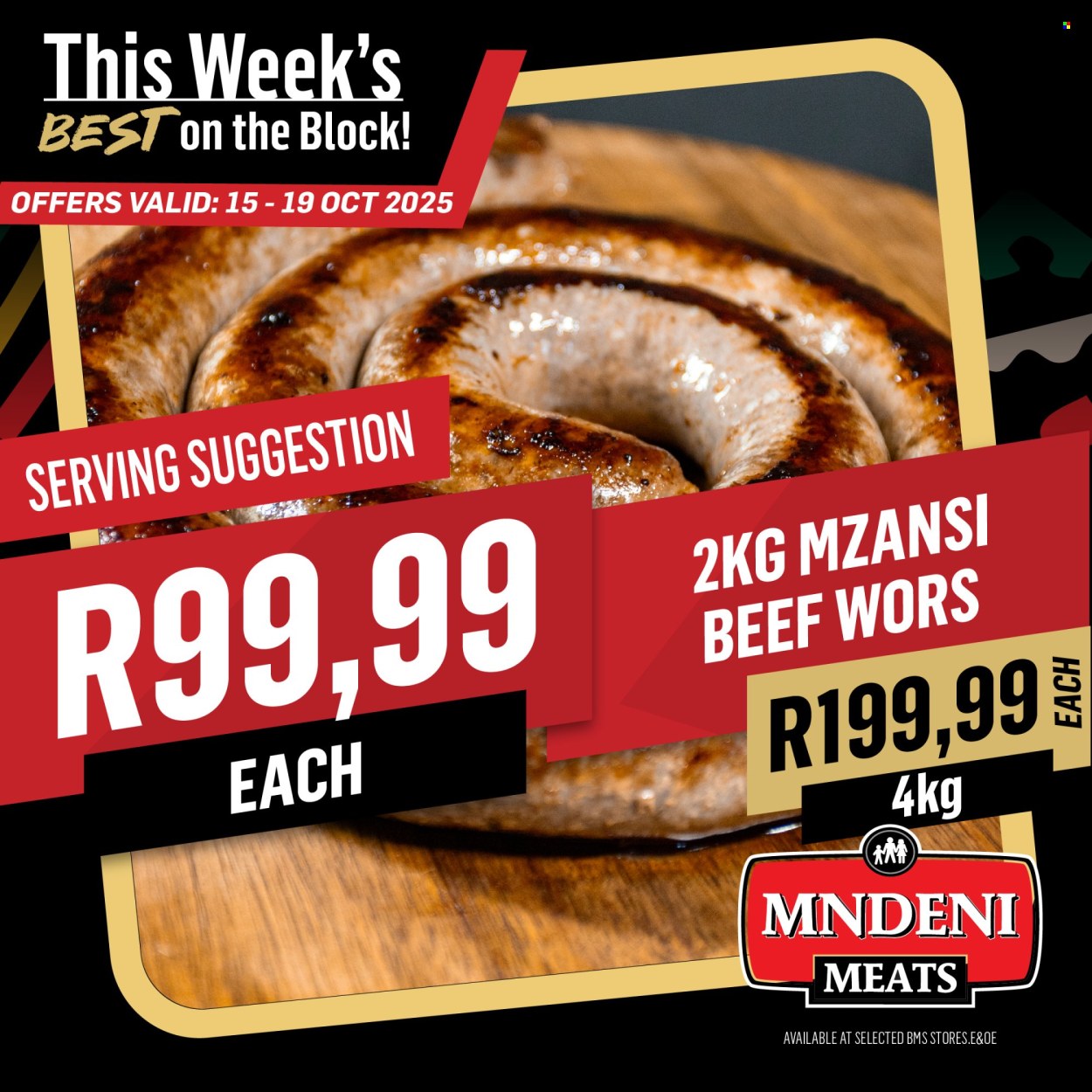 Mndeni Meats specials - 15/10/2025 - 19/10/2025. Page 5