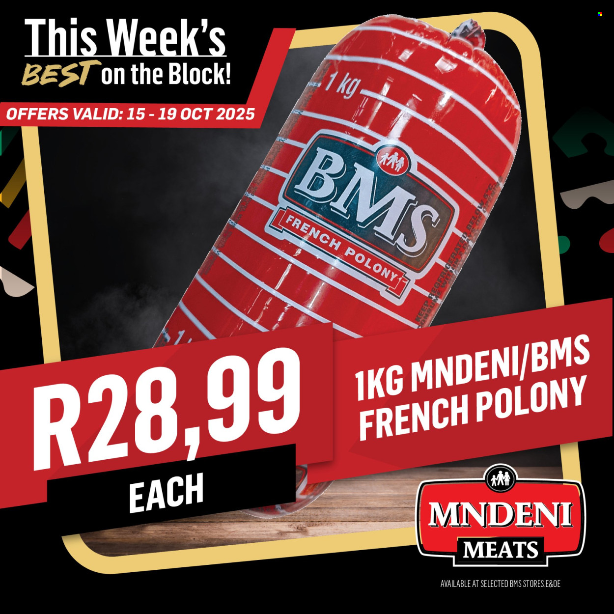 Mndeni Meats specials - 15/10/2025 - 19/10/2025. Page 6