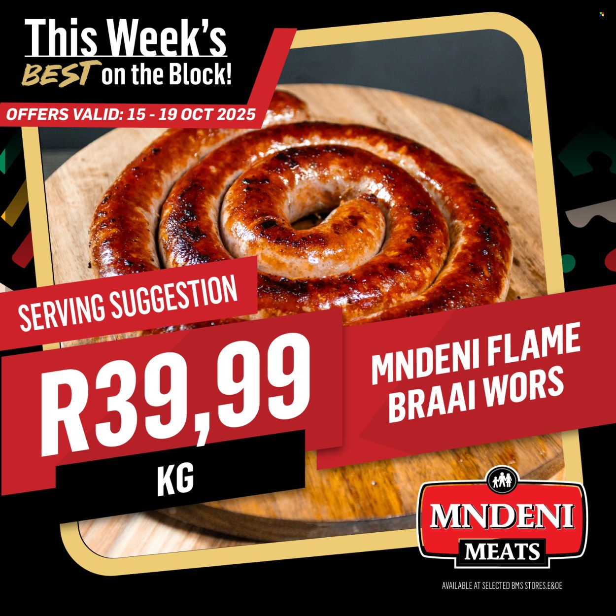 Mndeni Meats specials - 15/10/2025 - 19/10/2025. Page 7