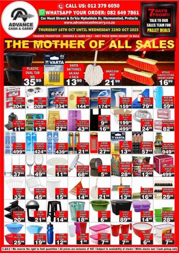 Advance Cash & Carry catalogue  - 16/10/2025 - 22/10/2025.