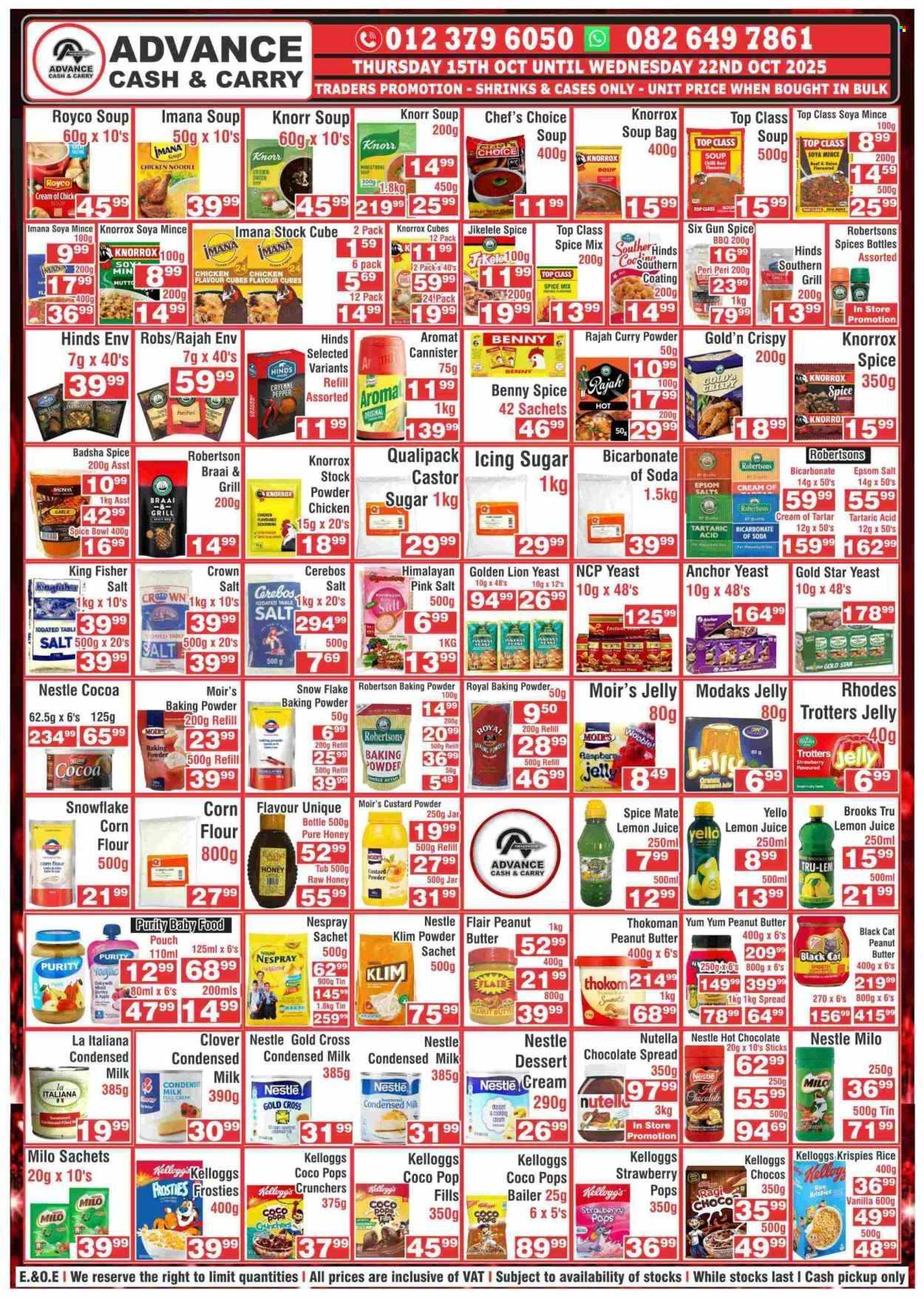 Advance Cash & Carry specials - 15/10/2025 - 22/10/2025. Page 1