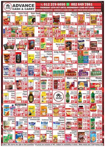 Advance Cash & Carry catalogue  - 15/10/2025 - 22/10/2025.