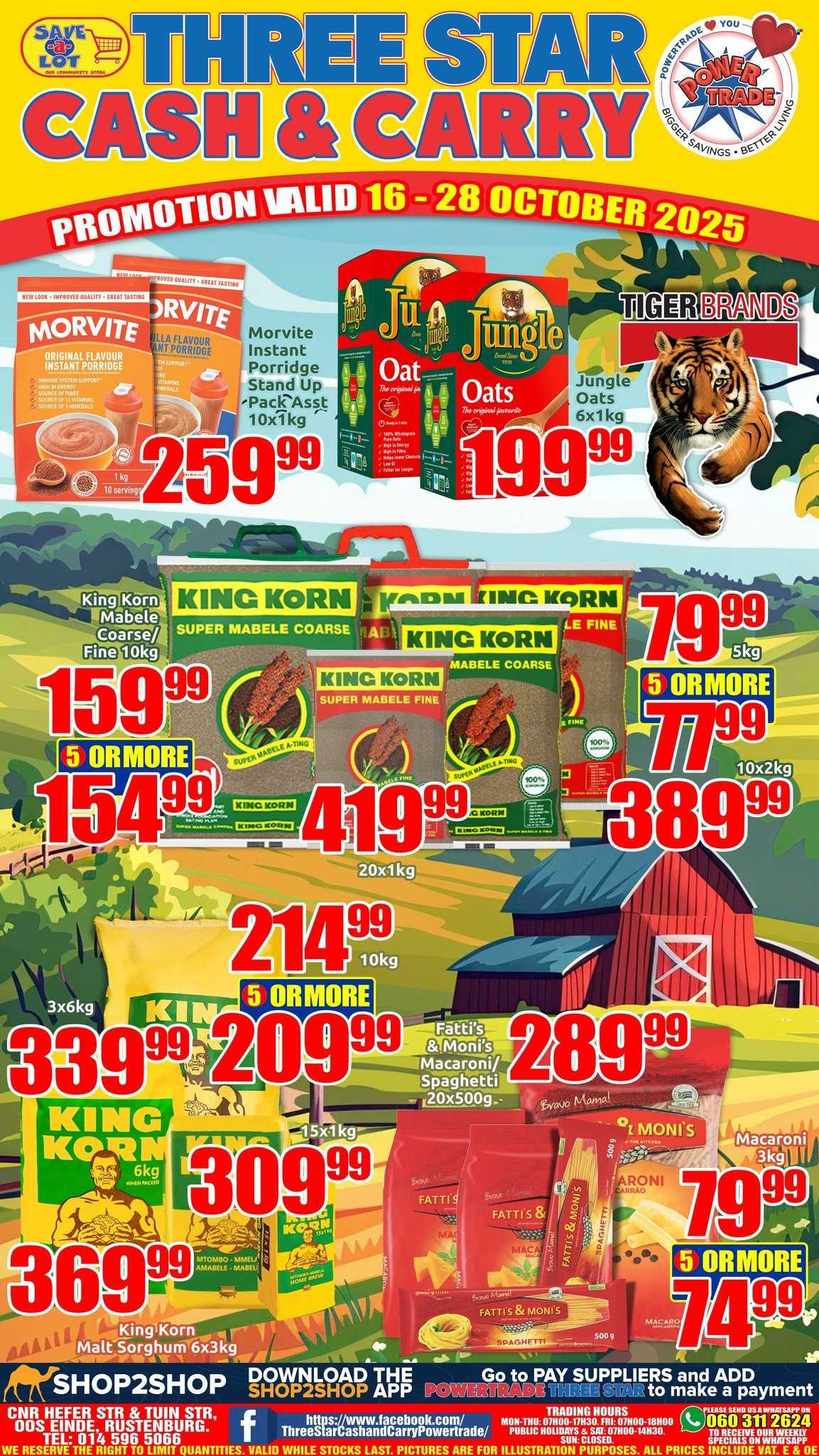 Three Star Cash and Carry specials - 16/10/2025 - 28/10/2025. Page 1