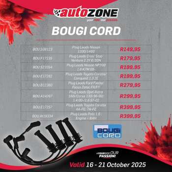 AutoZone catalogue  - 16/10/2025 - 21/10/2025.