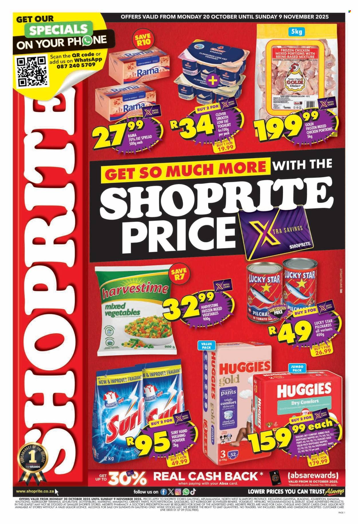 Shoprite specials - 20/10/2025 - 09/11/2025. Page 1