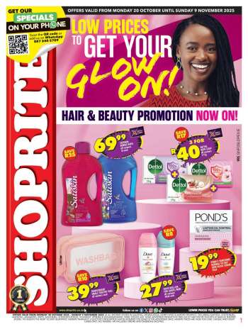 Shoprite catalogue  - 20/10/2025 - 09/11/2025.