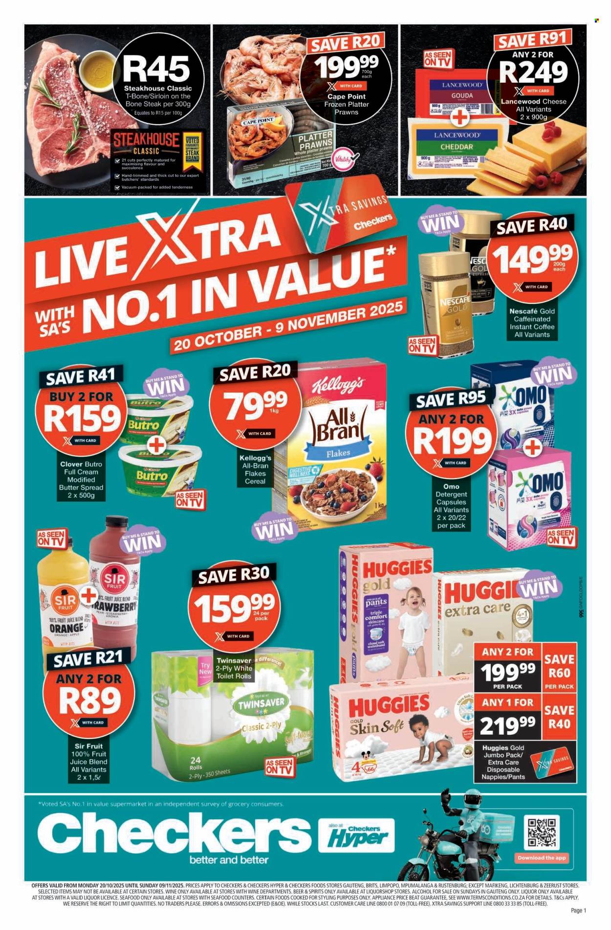 Checkers specials - 20/10/2025 - 09/11/2025. Page 1