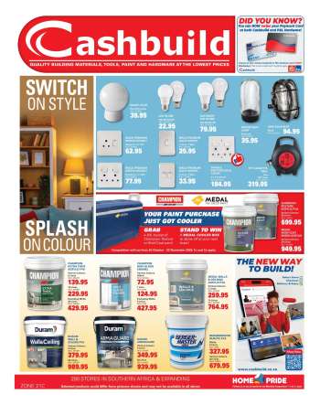 Cashbuild catalogue  - 20/10/2025 - 23/11/2025.
