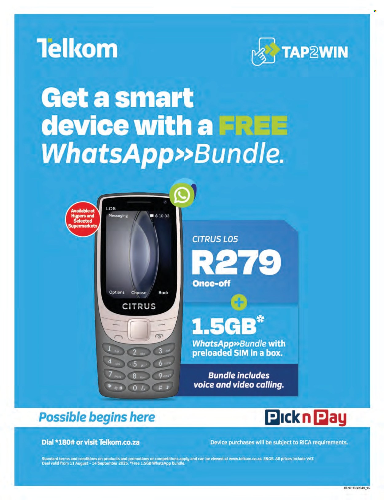 Pick n Pay specials - 20/10/2025 - 26/12/2025. Page 15