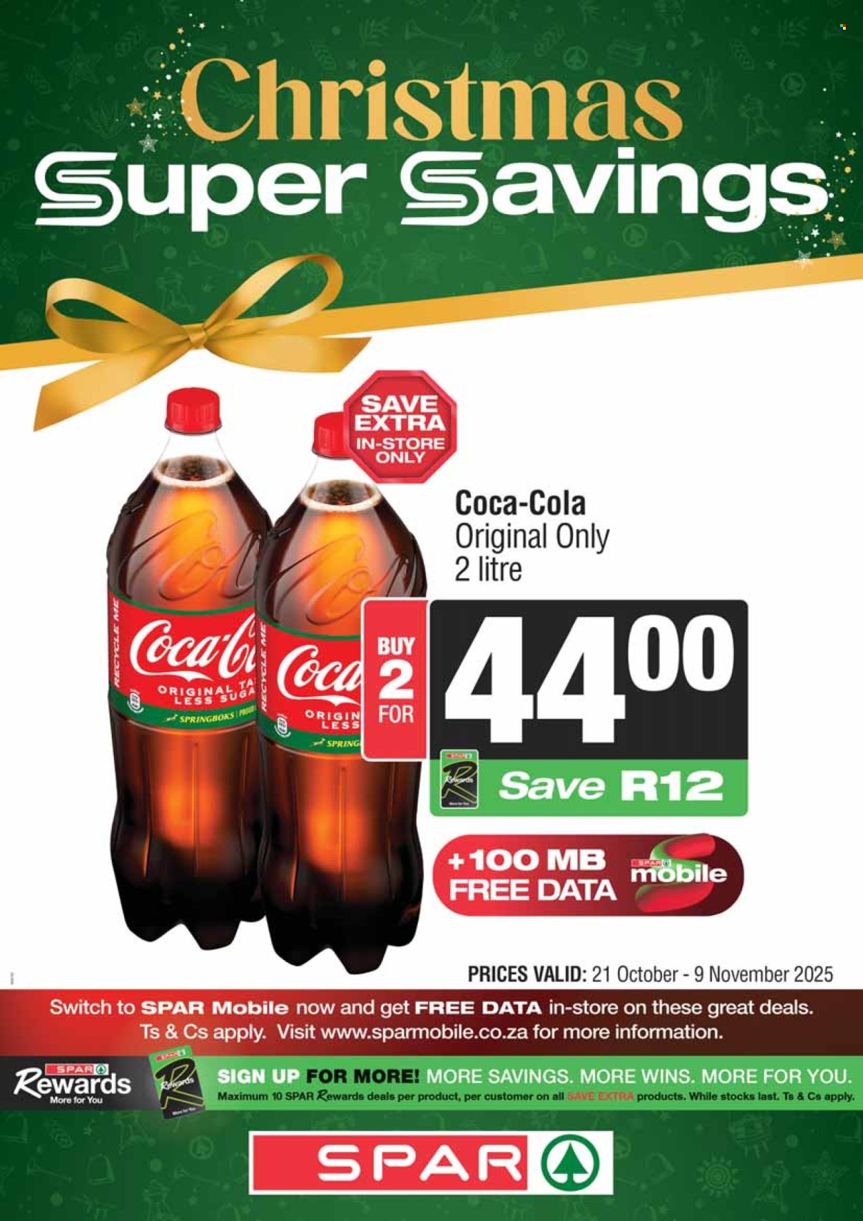 SPAR specials - 21/10/2025 - 09/11/2025. Page 1