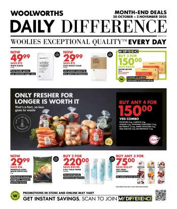 Woolworths catalogue  - 20/10/2025 - 02/11/2025.