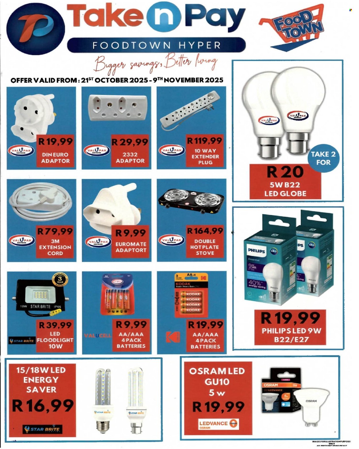Take n Pay specials - 21/10/2025 - 09/11/2025. Page 1