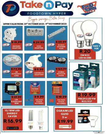 Take n Pay catalogue  - 21/10/2025 - 09/11/2025.