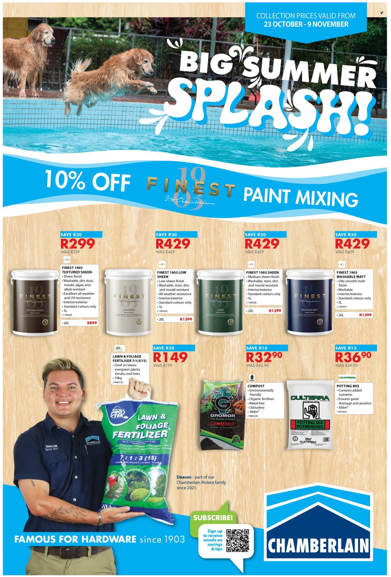 Chamberlain specials - 23/10/2025 - 09/11/2025. Page 1