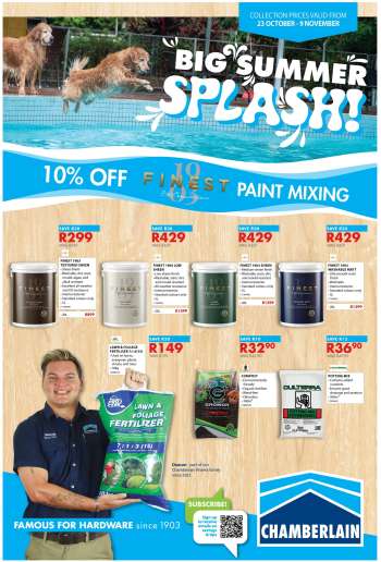 Chamberlain catalogue  - 23/10/2025 - 09/11/2025.
