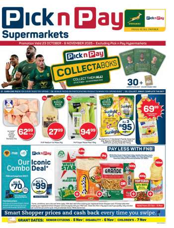 Pick n Pay Supermarket catalogue  - 23/10/2025 - 09/11/2025.