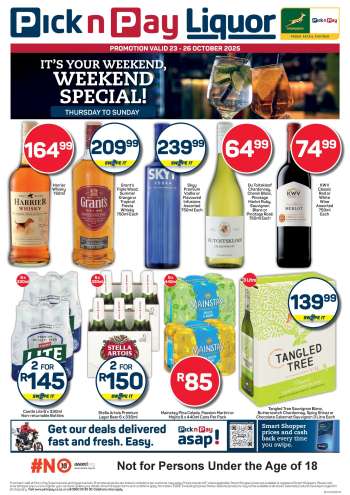 Pick n Pay catalogue  - 23/10/2025 - 26/10/2025.