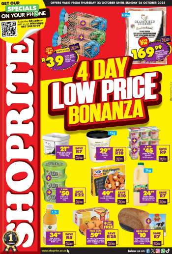 Shoprite catalogue  - 23/10/2025 - 26/10/2025.
