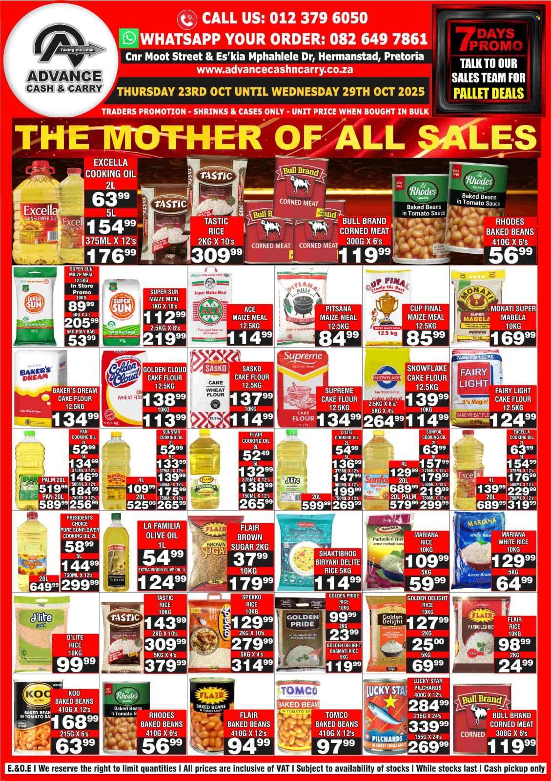 Advance Cash & Carry specials - 23/10/2025 - 29/10/2025. Page 1