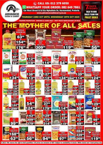 Advance Cash & Carry catalogue  - 23/10/2025 - 29/10/2025.