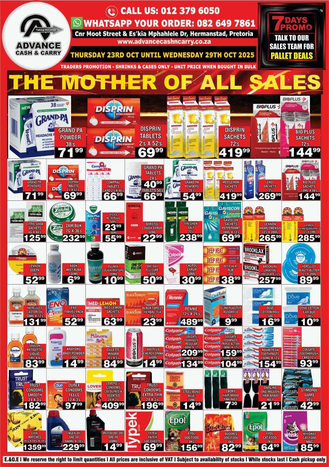 Advance Cash & Carry specials - 23/10/2025 - 29/10/2025. Page 8