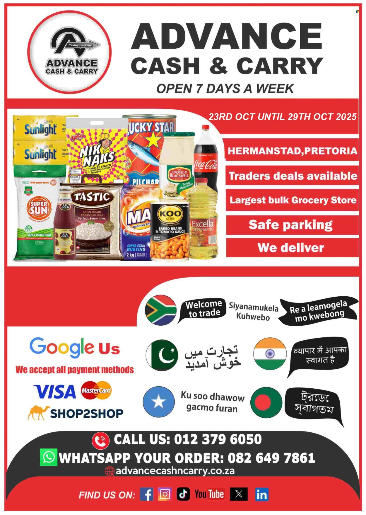 Advance Cash & Carry specials - 23/10/2025 - 29/10/2025. Page 1