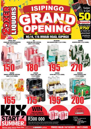 Boxer catalogue  - 24/10/2025 - 09/11/2025.