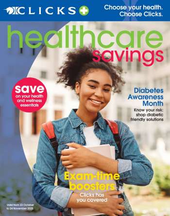 Clicks catalogue  - 23/10/2025 - 24/11/2025.
