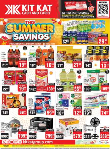 Kit Kat Cash & Carry catalogue  - 23/10/2025 - 19/11/2025.