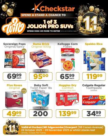 Checkstar catalogue  - 22/10/2025 - 09/11/2025.