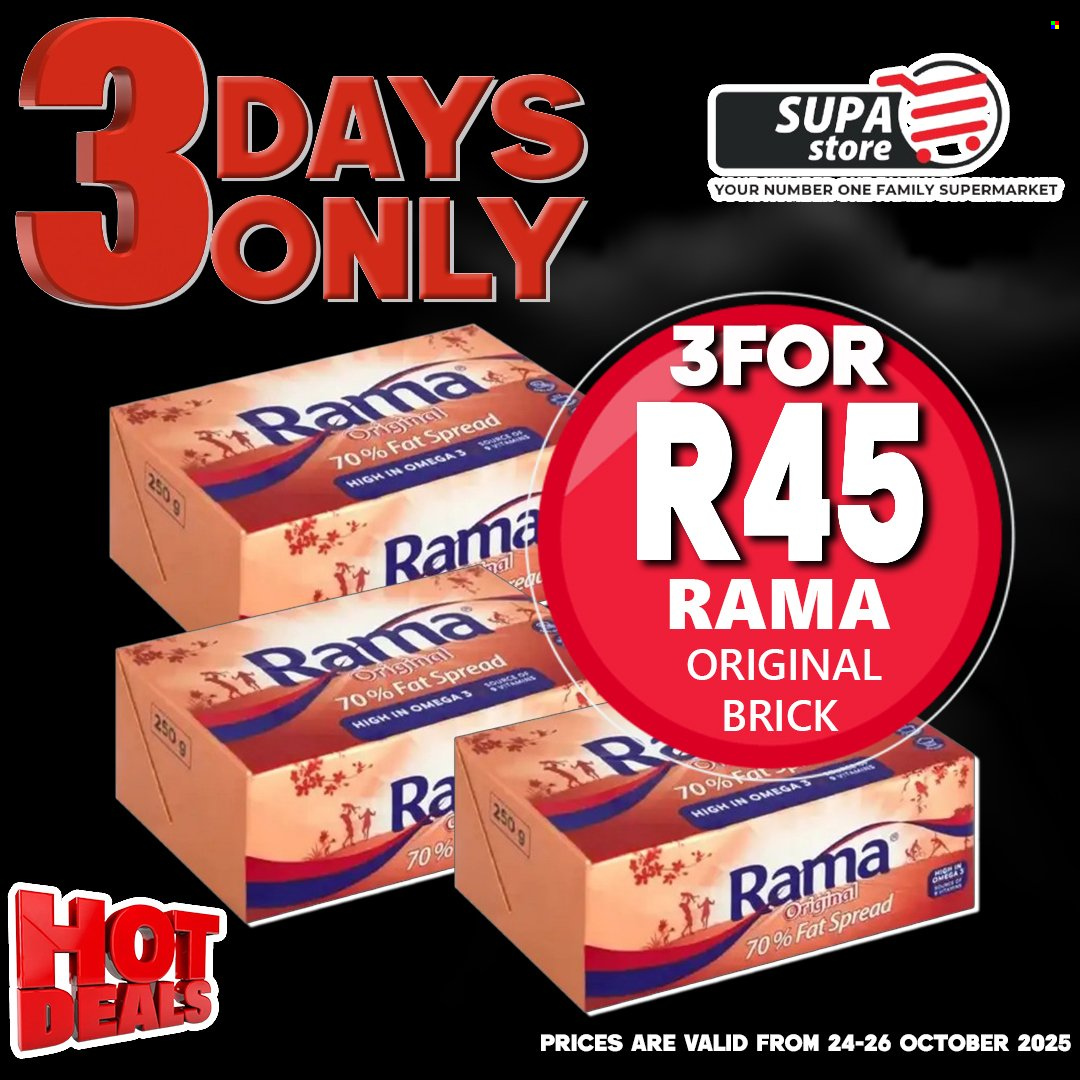 Supa Store specials - 24/10/2025 - 26/10/2025. Page 1