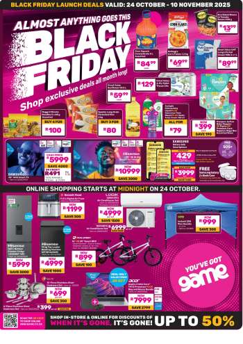 Game catalogue  - 24/10/2025 - 10/11/2025.