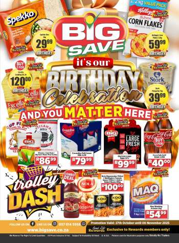 Big Save catalogue  - 27/10/2025 - 08/11/2025.