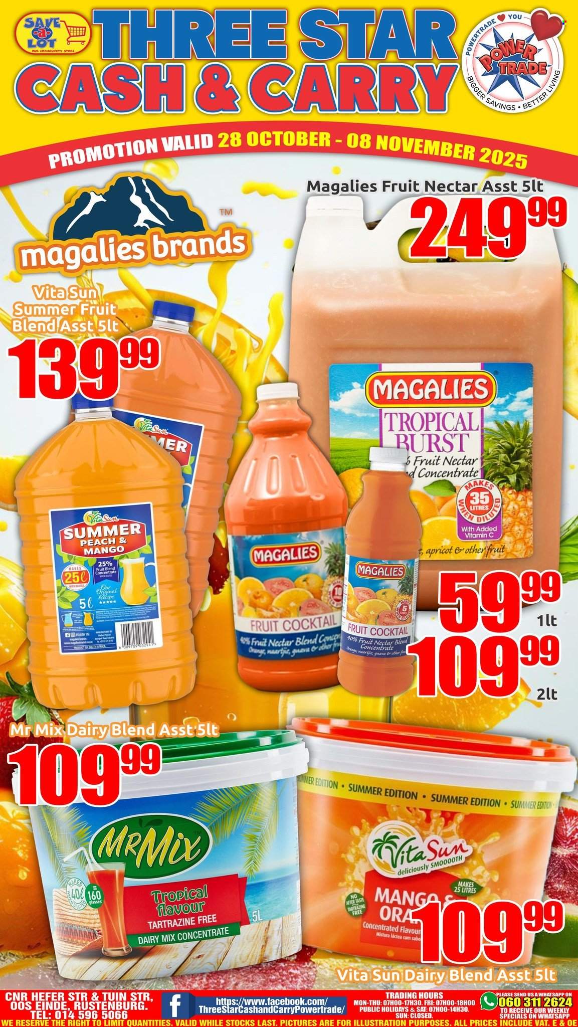 Three Star Cash and Carry specials - 28/10/2025 - 08/11/2025. Page 1