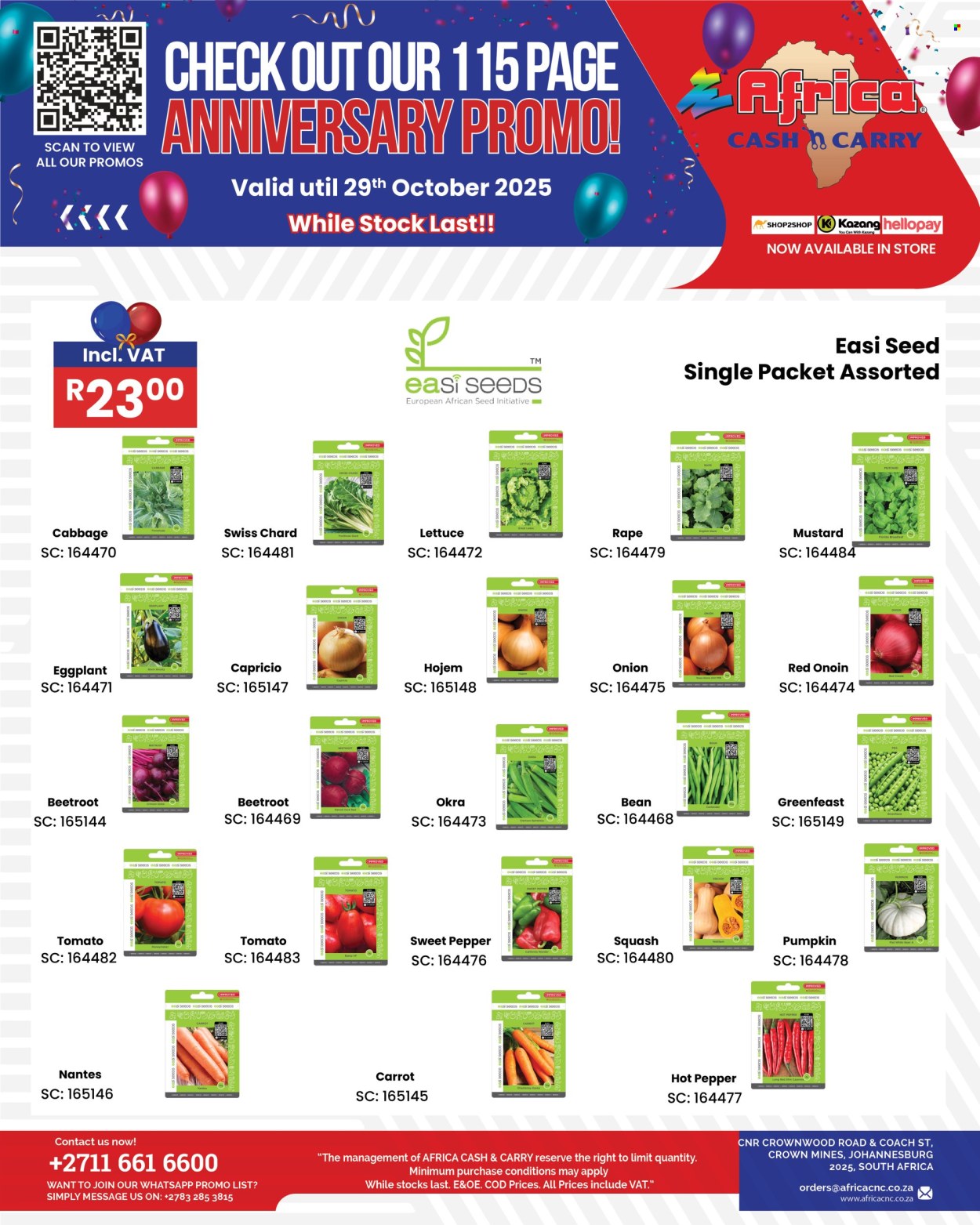 Africa Cash & Carry specials - 28/10/2025 - 29/10/2025. Page 1