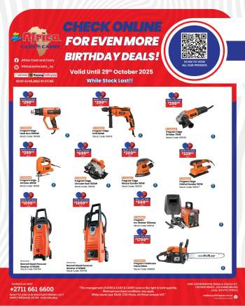Africa Cash & Carry catalogue  - 28/10/2025 - 29/10/2025.