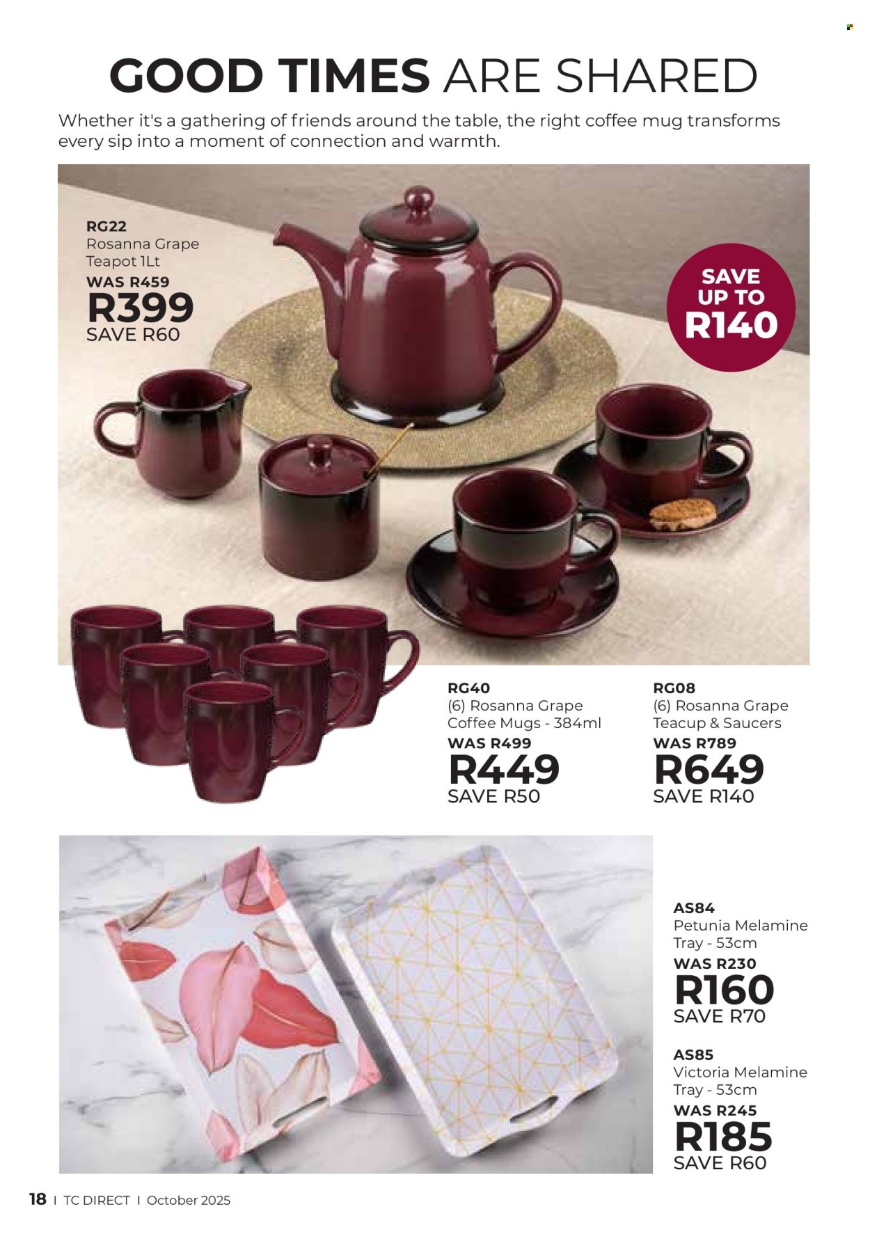 Table Charm Direct specials - 29/10/2025 - 31/10/2025. Page 18