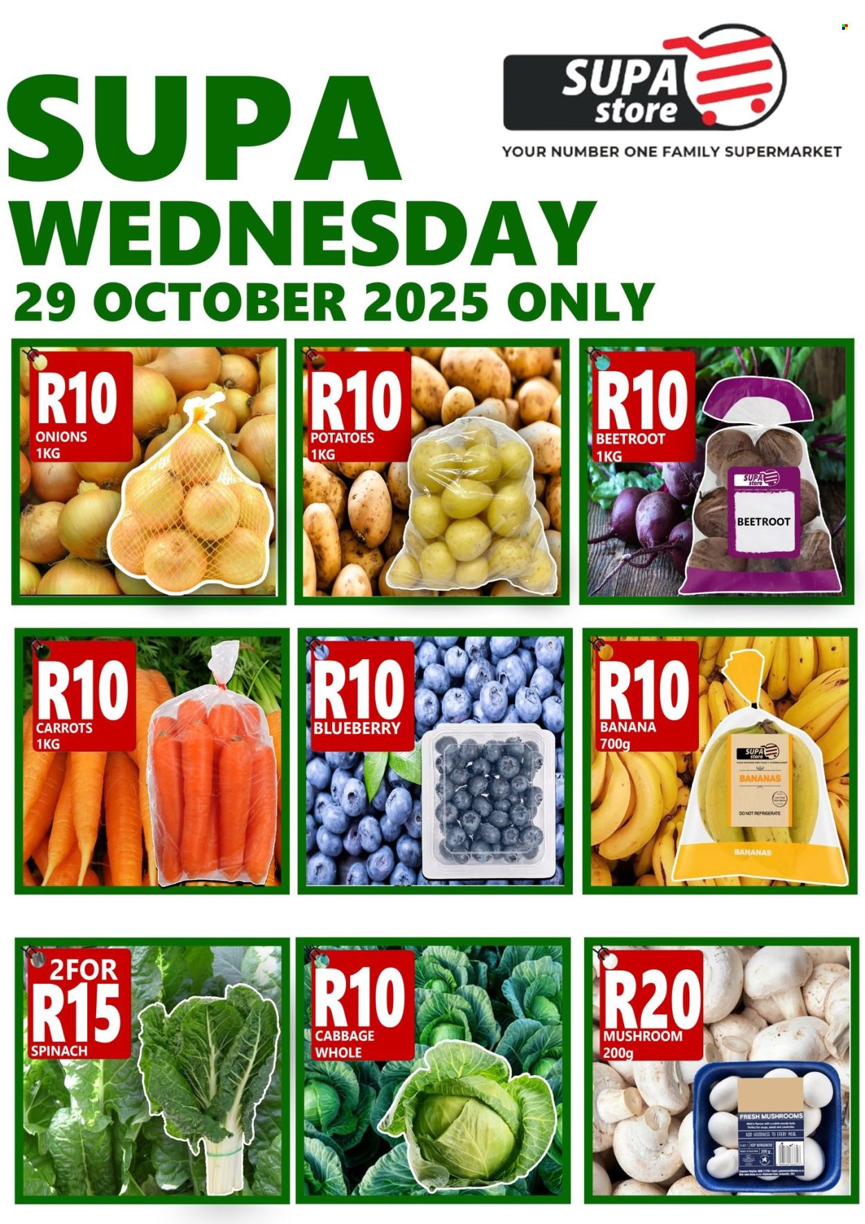 Supa Store specials - 29/10/2025 - 29/10/2025. Page 1