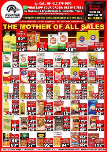 Advance Cash & Carry catalogue  - 30/10/2025 - 05/11/2025.