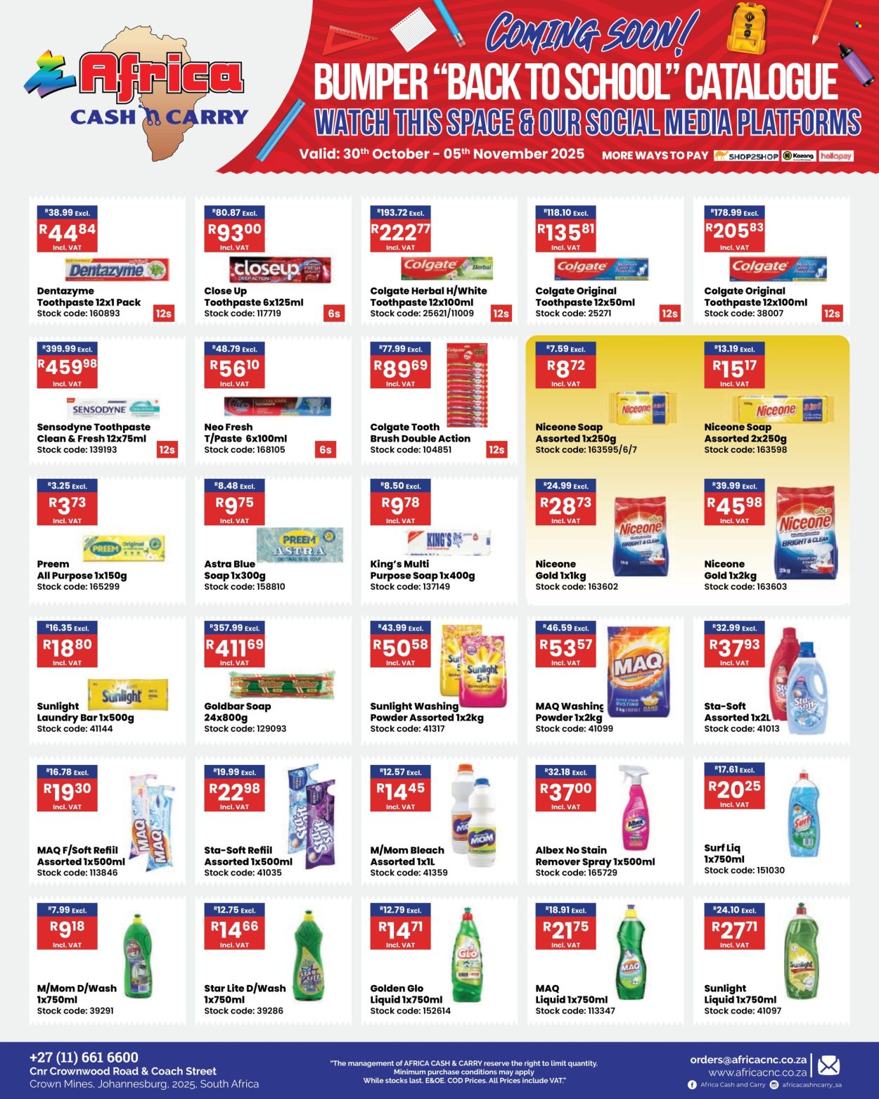 Africa Cash & Carry specials - 30/10/2025 - 05/11/2025. Page 11