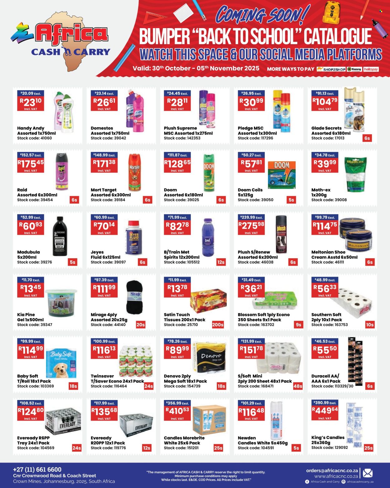 Africa Cash & Carry specials - 30/10/2025 - 05/11/2025. Page 12